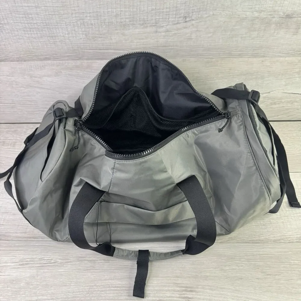 Lululemon x Peloton All Day Essentials Duffle Train Gym Bag 32L Large Gray